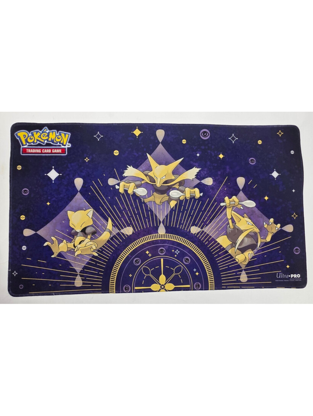 Ultra PRO Pokemon Abra Kadabra Alakazam Playmat 2024 w/ Carrying Case TCG